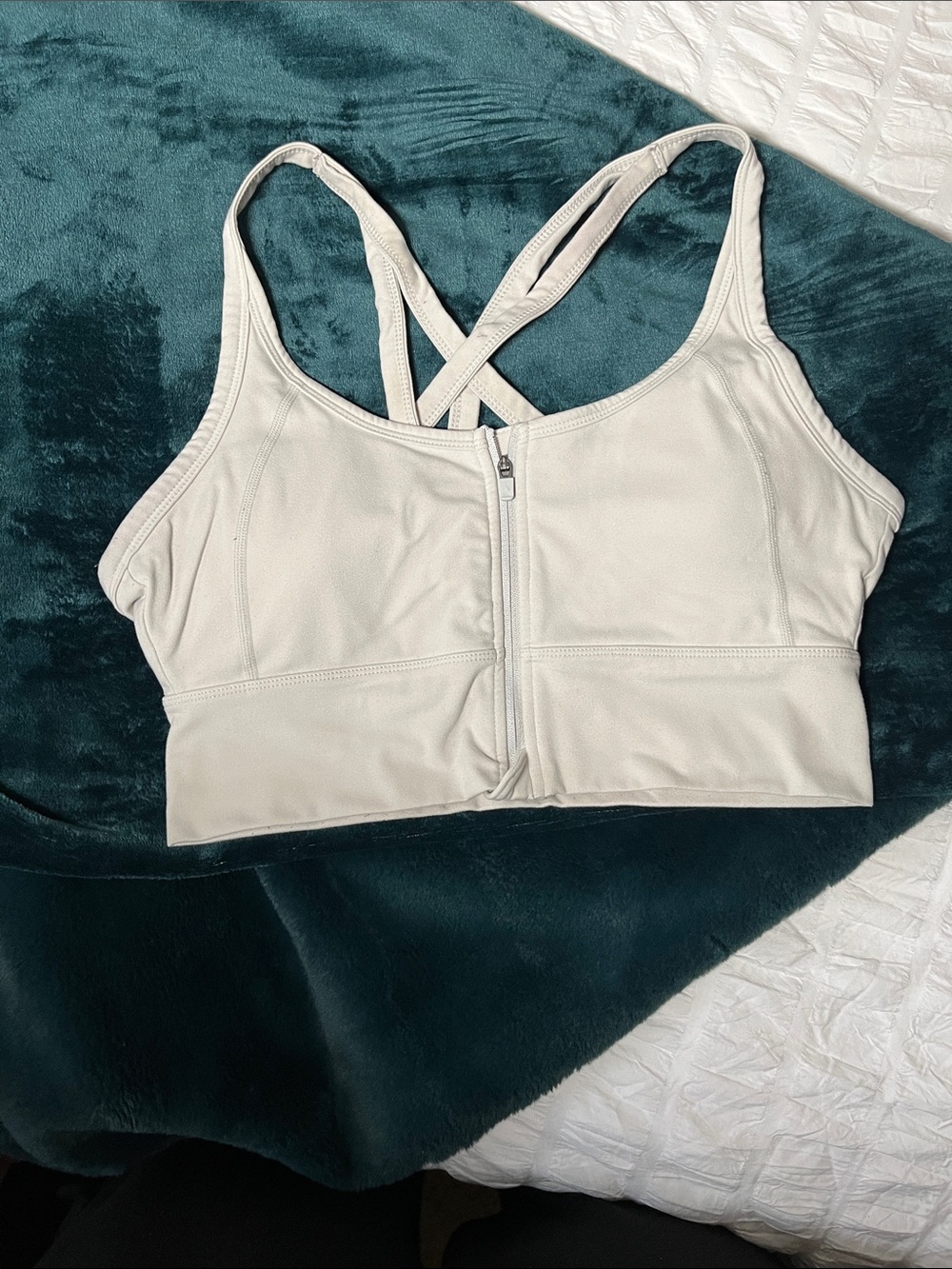 Balance/Vitality zip up sports bra